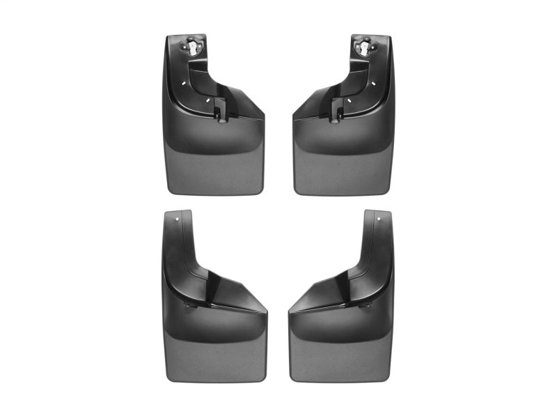 WeatherTech 17-120 Ford F-250/350/450/550 w/OEM Fender Flares/Lip Molding No Drill Mudflaps - Black Secondary image