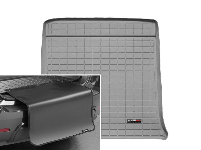 WeatherTech 10-16 Chevrolet Equinox Cargo With Bumper Protector - Grey Secondary image