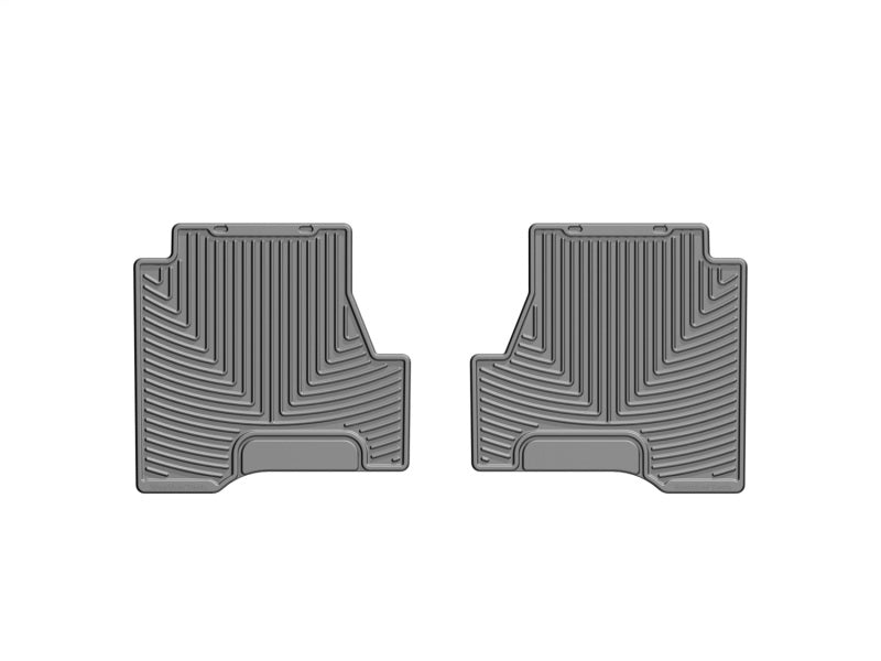 WeatherTech 05+ Nissan Xterra Rear Rubber Mats - Grey Secondary image
