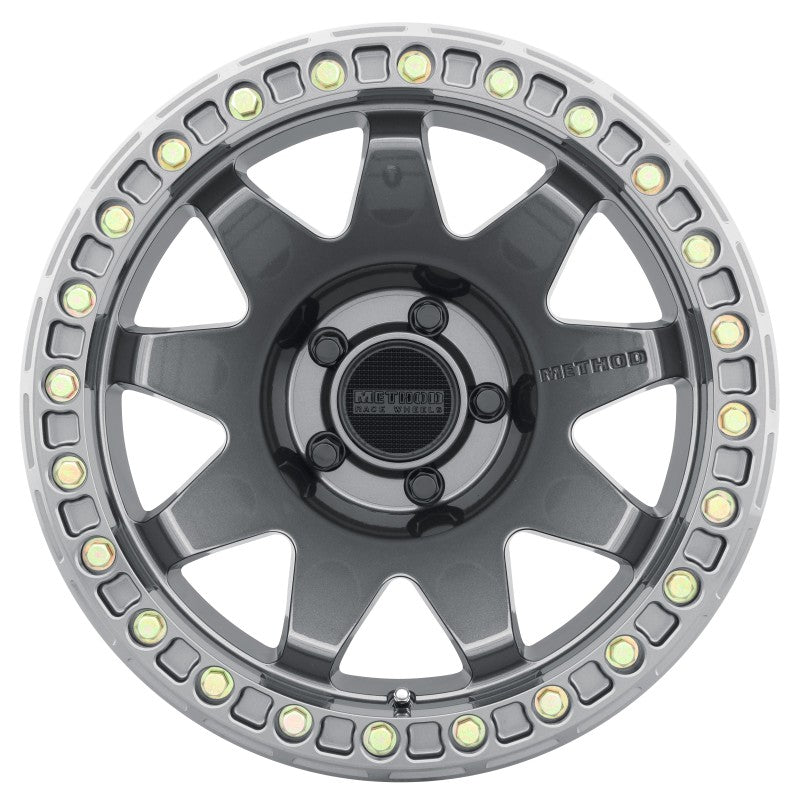 Method MR108 17x9 -44mm Offset 5x5 71.5mm CB Gloss Titanium w/BH-H24125-38 Wheel Secondary image