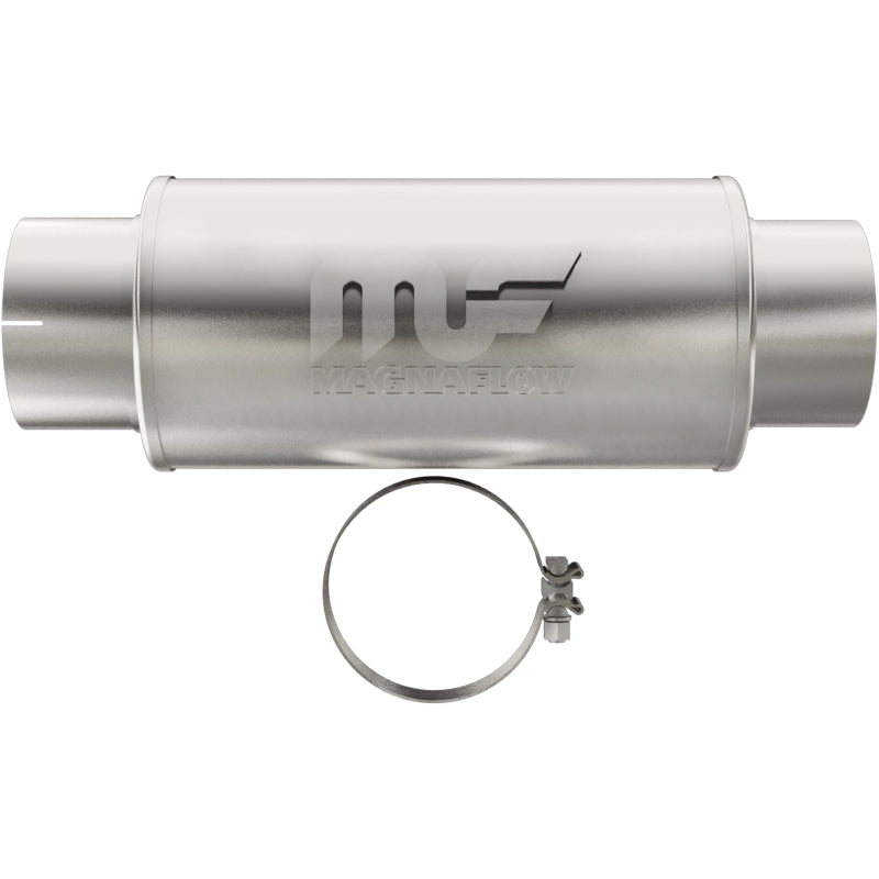 MagnaFlow Muffler Mag DSL SS 7x7x14 5in Inlet 5in Outlet Secondary image