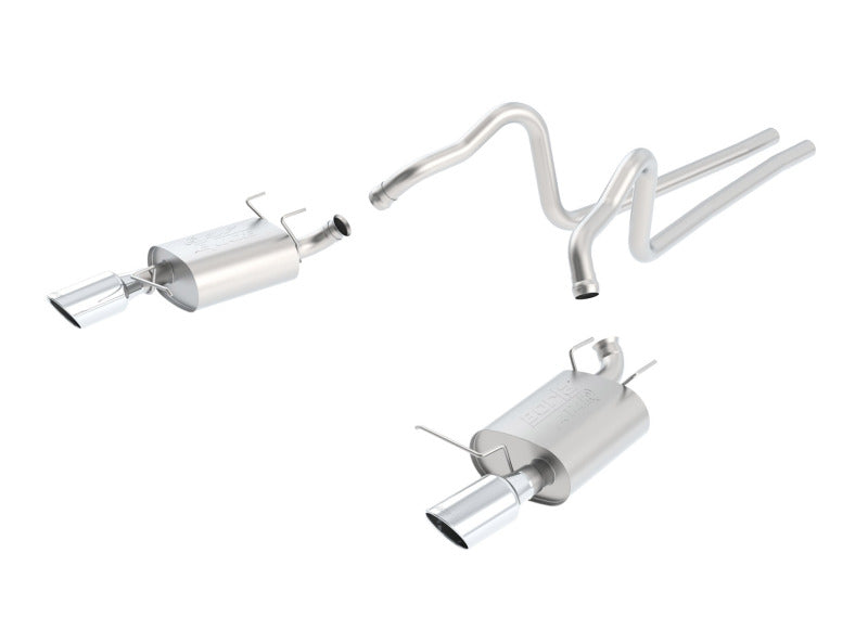 Borla 11-12 Ford Mustang 3.7L AT/MT RWD 2dr ATAK SS Catback Exhaust components