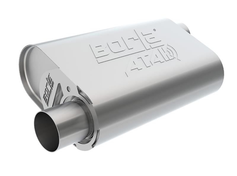 Borla CrateMuffler LS3 ATAK 2.5in Offset/Offset 14inx4.35inx9in Muffler for performance offroad parts.