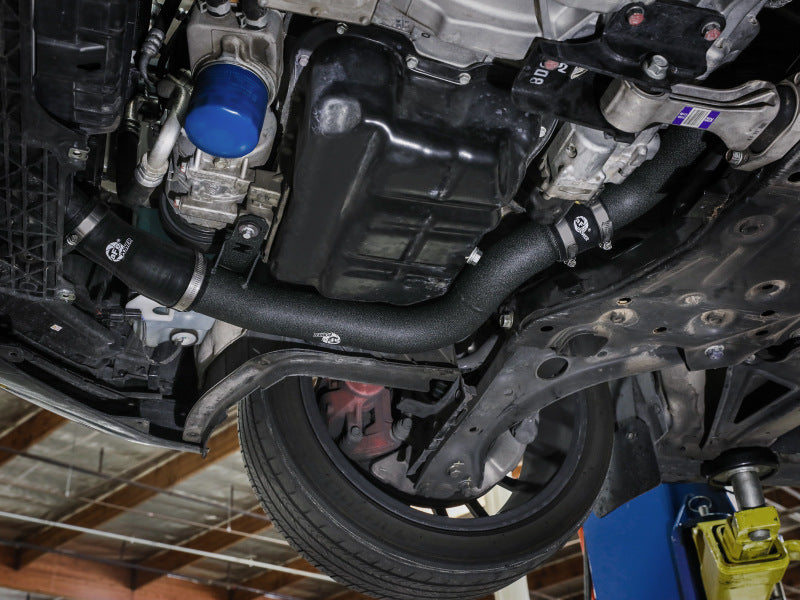 aFe 22-23 Hyundai Kona N L4 2.0L (t) BladeRunner 2-1/4in to 2-1/2in Aluminum Hot Charge Pipe - Black Secondary image