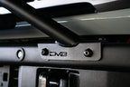 DV8 Offroad 2021-2022 Ford Bronco (Not For Factory Plastic Bumper) Factory Bumper Bull Bar - Black close-up detail
