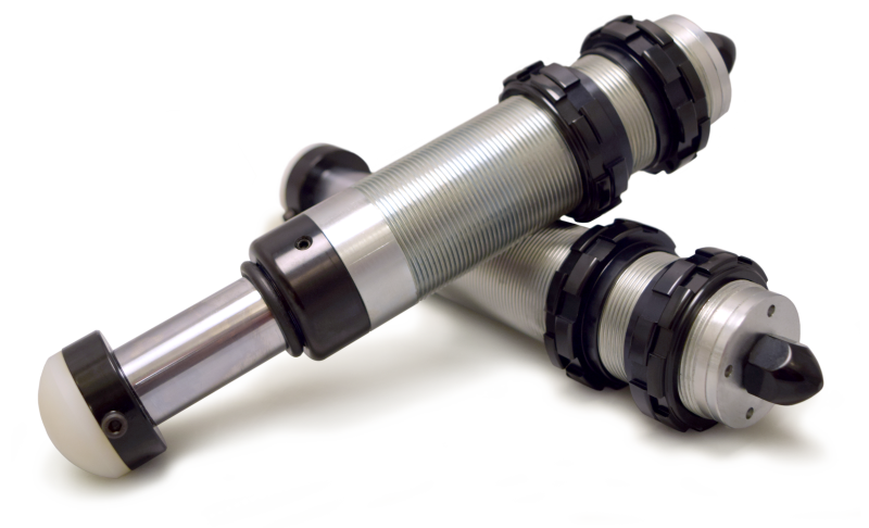 DV8 Offroad 07-18 Jeep Wrangler JK 2.0 Hydraulic 2.5in Stroke Bump Stop (Pair) for offroad performance upgrades.