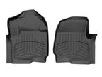 WeatherTech 2017+ Ford F-250/F-350/F-450/F-550 SuperCab/SuperCrew Front FloorLiner HP - Black for superior floor protection.