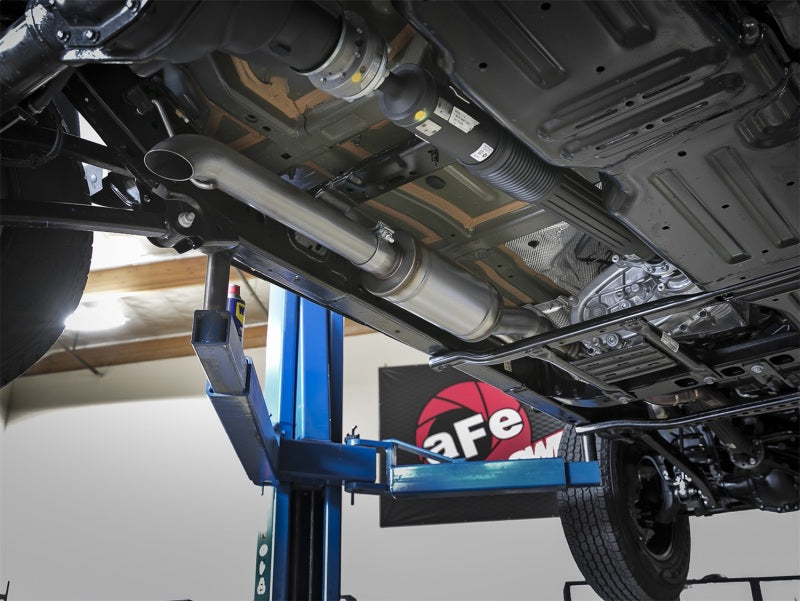 aFe Rock Duster 3in 409 SS Cat-Back Turn-Down Exhaust 2018+ Jeep Wrangler (JL) V6 3.6L Secondary image