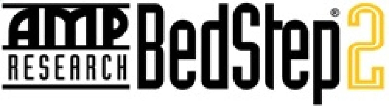 AMP Research 2020 Ram 3500 BedStep2 - Black logo for trucks