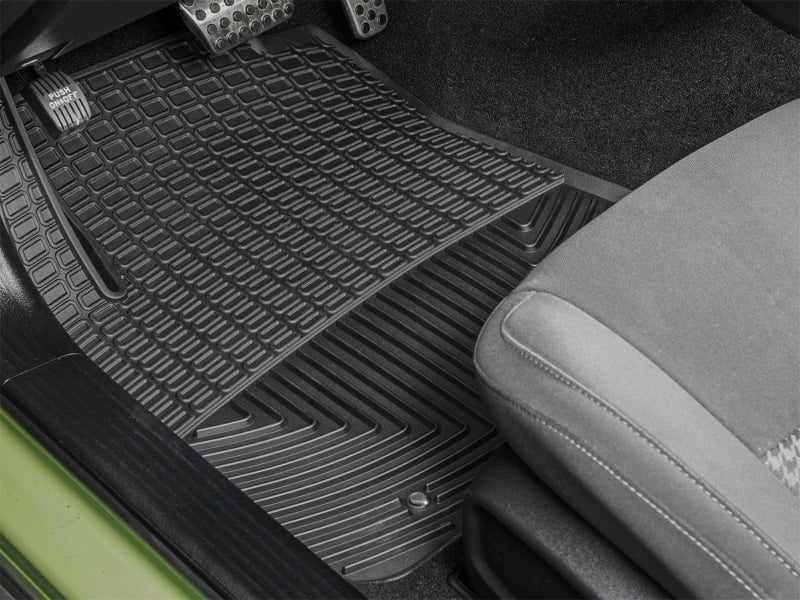 WeatherTech 17-23 Dodge Challenger 1st Row Front All-Weather Floor Mats - Black Secondary image