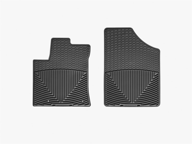 WeatherTech 09+ Pontiac Vibe Front Rubber Mats - Black Secondary image