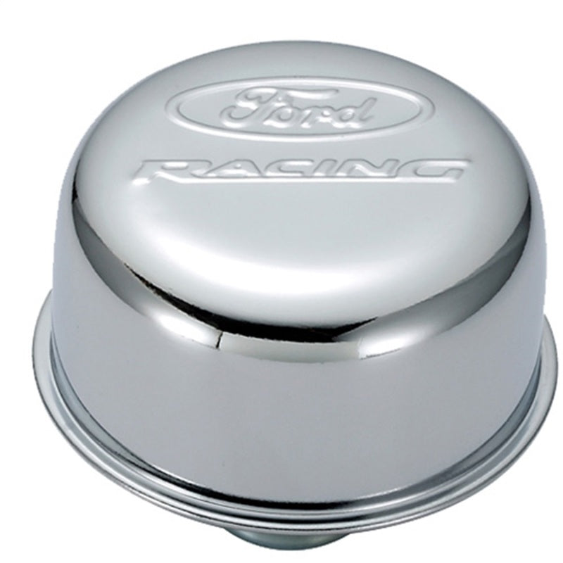 Ford Racing Logo Push-In Type Air Breather Cap - Chrome Secondary image