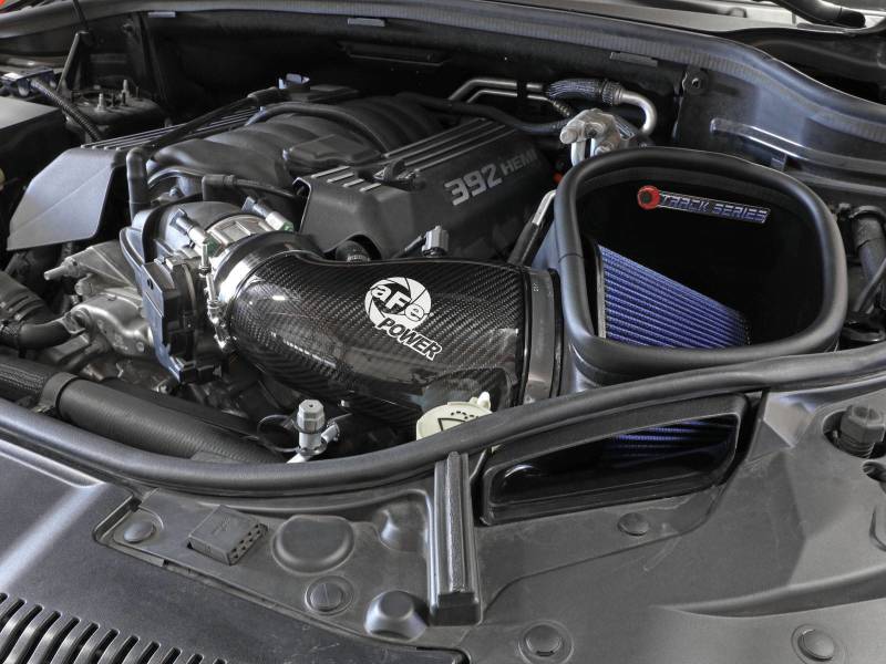 aFe 12-21 Jeep Grand Cherokee 6.4L Track Series Carbon Fiber Cold Air Intake System w/Pro 5R Filter Secondary image