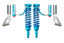 King Shocks 2010+ Toyota FJ Front 2.5 Dia Coilover Remote Reservoir Shock w/Adjuster (Pair) for offroad performance upgrades