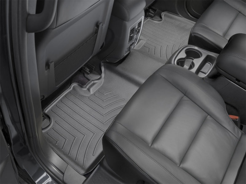 WeatherTech 11+ Dodge Durango Rear FloorLiner - Black installed