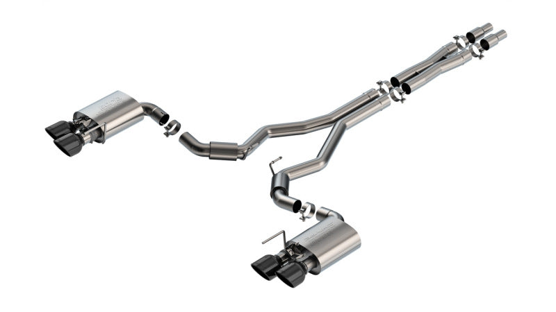 Borla 2024 Ford Mustang Dark Horse 5.0L V8 w/Active Exhaust S-Type Cat-Back Exhaust System - BC Tips Main image
