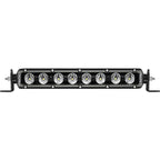 Rigid Industries 10in Radiance Plus SR-Series Single Row LED Light Bar with 8 Backlight Options for offroad lighting and electrical.