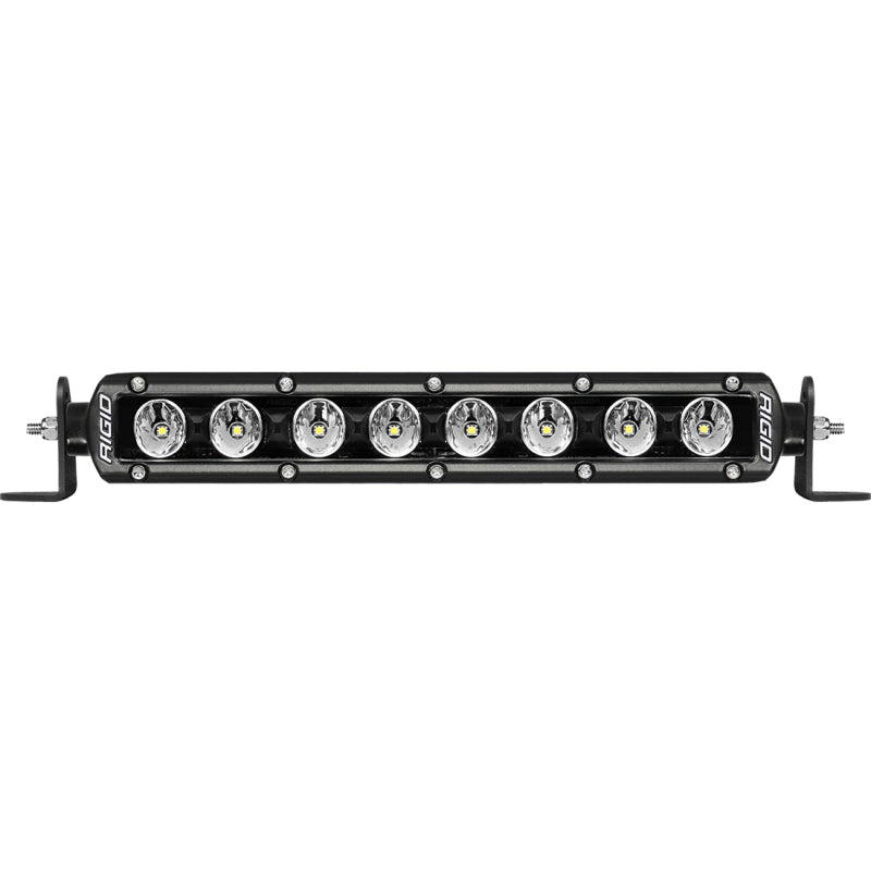 Rigid Industries 10in Radiance Plus SR-Series Single Row LED Light Bar with 8 Backlight Options for offroad lighting and electrical.