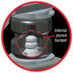 Air Lift Replacement Air Spring - Loadlifter 5000 Ultimate Bellows Type w/ internal Jounce Bumper with internal jounce bumper.
