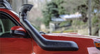 ARB Safari 4X4 Snorkel Armax 4Runner Gen5 4Lv6 1Gr-Fe 8/09+ installed on a red vehicle for offroad performance.