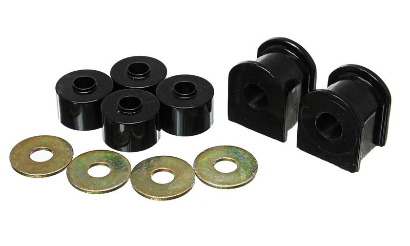 Energy Suspension 2005-07 Ford F-250/F-350 SD 2/4WD Front Sway Bar Bushing Set - 13/16inch - Black for offroad performance upgrades.
