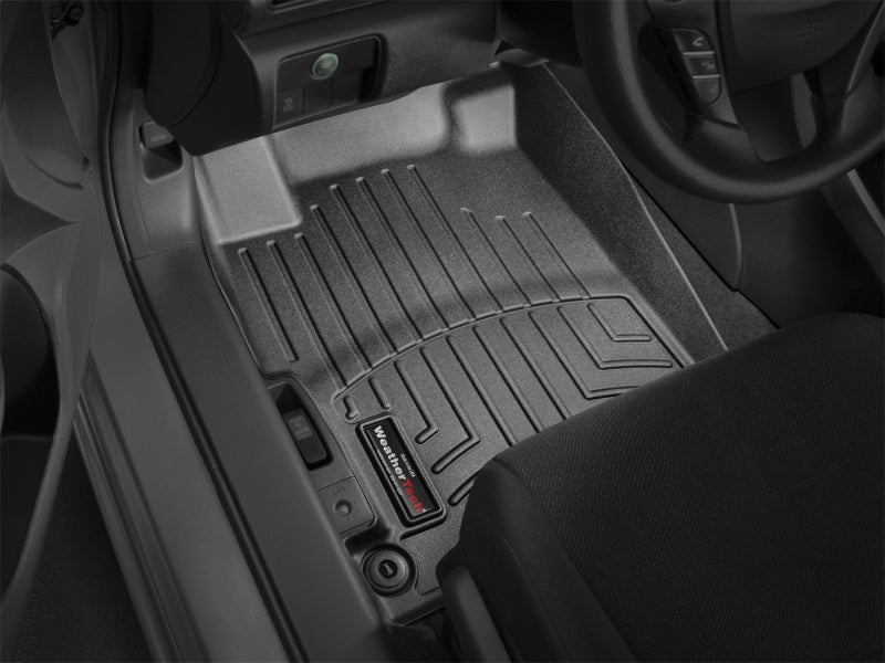 WeatherTech 13+ Honda Accord Front FloorLiner - Black installed