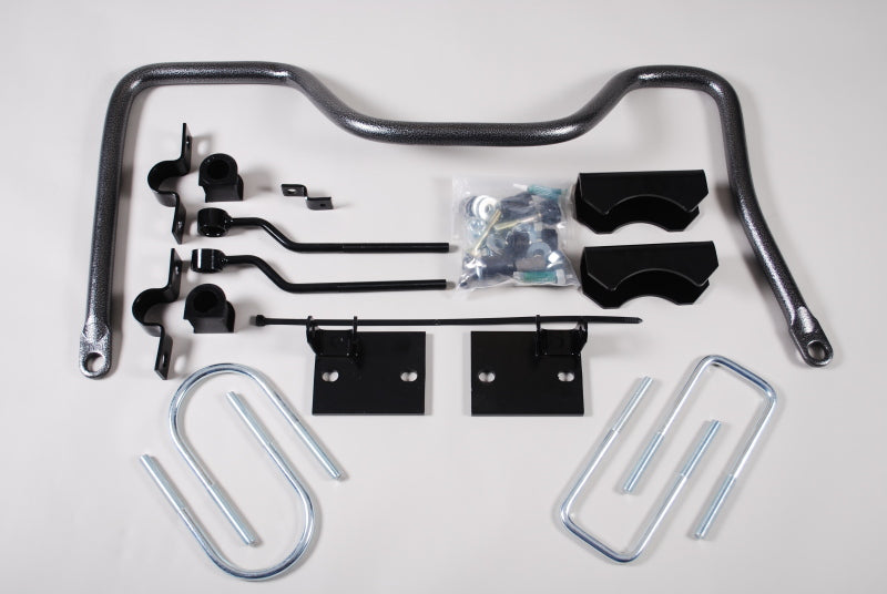 Hellwig 10-12 Ram 2500/3500 6.7L Solid Heat Treated Chromoly 1-1/8in Rear Sway Bar components and installation kit.