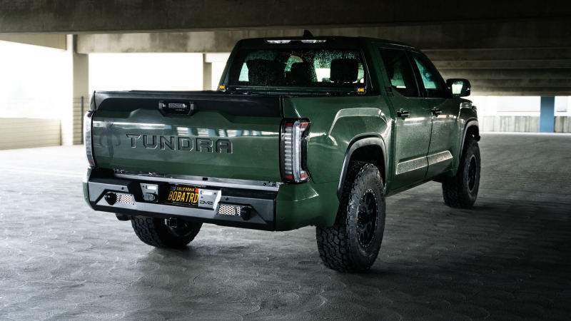 DV8 Offroad 2022-2023 Toyota Tundra MTO Series Rear Bumper with offroad performance upgrades