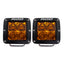 Rigid Industries D-Series Spot w/ Amber PRO Lens (Pair) for offroad lighting and electrical enhancements.