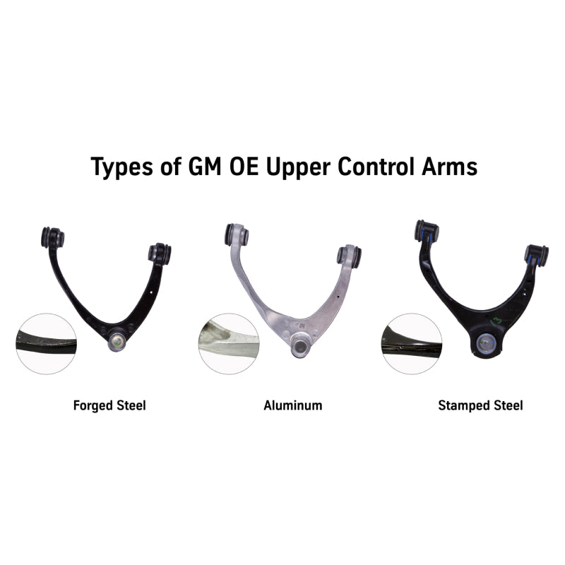 Types of GM OE Upper Control Arms for Bilstein 14-18 GM 1500 B8 Upper Control Arm Kit