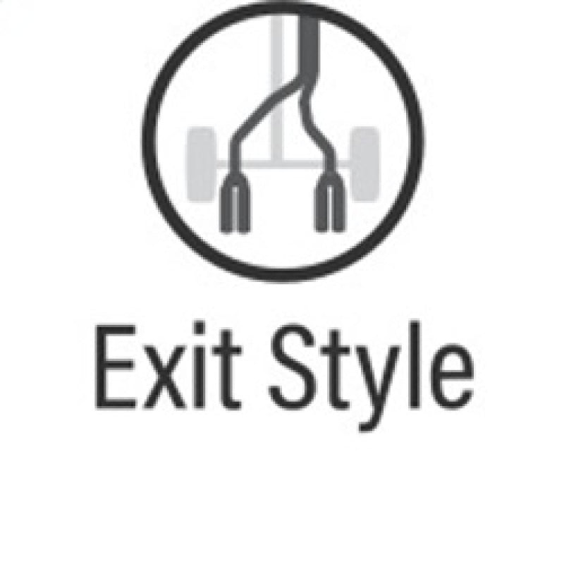 Exit style representation for Magnaflow exhaust system