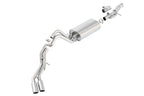 Borla Touring Cat Back 15-16 GMC Denali 6.2L V8 2.75in, 2.25in Dual Same Side Exit 4in Tips Exhaust parts.