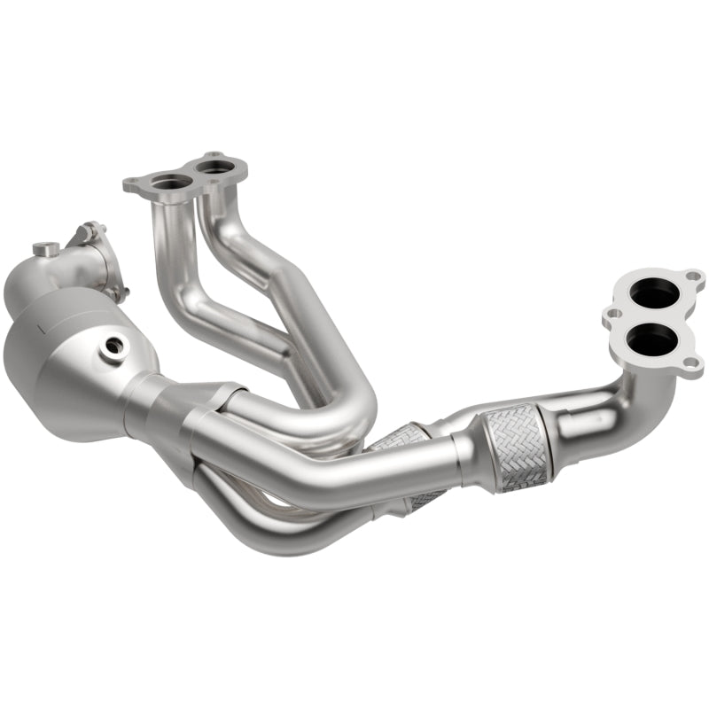 MagnaFlow Conv Direct Fit OEM 16-17 Subaru Impreza/Forester Underbody exhaust component for performance offroad parts.