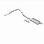 MagnaFlow CatBack 18-19 Ford Expedition V6 3.5L Gas 3in Polished Stainless Exhaust system with rear exit.