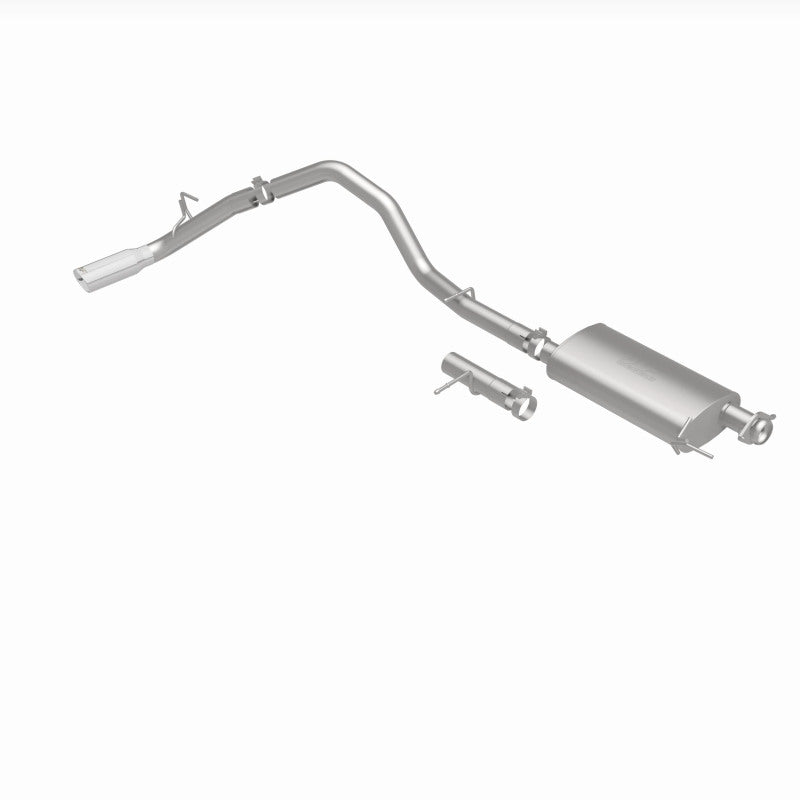 MagnaFlow CatBack 18-19 Ford Expedition V6 3.5L Gas 3in Polished Stainless Exhaust system with rear exit.