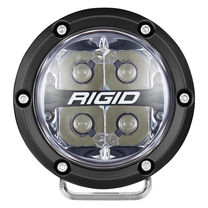 Rigid Industries 360-Series 4in LED Off-Road Spot Beam - RGBW (Pair) for offroad lighting and electrical.