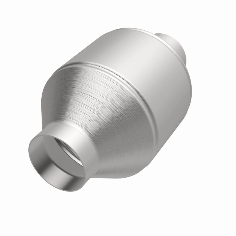 MagnaFlow Conv Univ 2.25in Inlet/Outlet Center/Center Round 3in Body L x 5in W x 8.75in Overall L for offroad parts