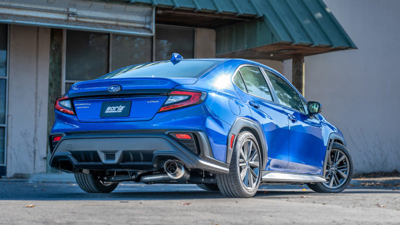 Borla 22-24 Subaru WRX ATAK Cat Back Exhaust installed