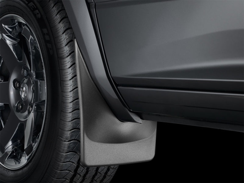 WeatherTech 2014+ Dodge Ram 3500 No Drill Mudflaps - Black Secondary image