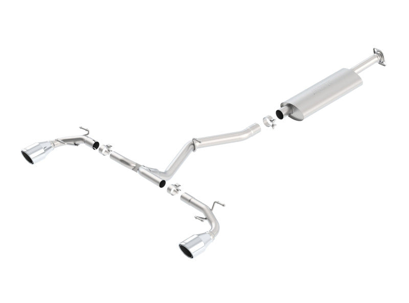 Borla 13-15 Scion FR-S 2.0L 4cyl 6spd / 13 Subaru BRZ 2.0L 4cyl 6spd SS Catback Exhaust image for offroad performance upgrades.
