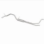 MagnaFlow CatBack 07-15 Nissan Titan V8 LGAS/LFLEX Single MF Polished Stainless Exhaust for offroad performance upgrades.