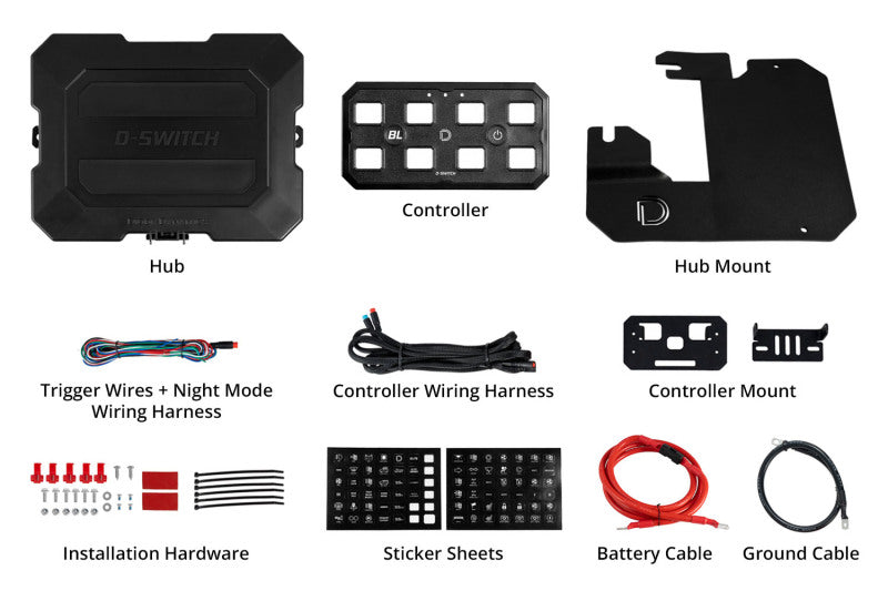 Diode Dynamics 18-25 Subaru Crosstrek D-Switch Kit Secondary image