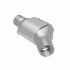 MagnaFlow Conv Universal 2.25 Angled Inlet OEM stainless steel catalytic converter for offroad performance upgrades.
