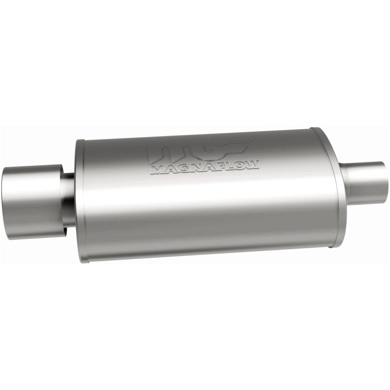 MagnaFlow Muffler W/Tip Mag SS 14X5X8 2.25/4. for Jeep Wrangler accessories and offroad performance upgrades.