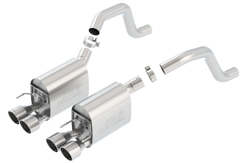 Borla 06-13 Chevy Corvette C6 ZO6/ZR1 Manual Trans S-Type II Rear Section Exht Dual Rd Rolled Tips Secondary image