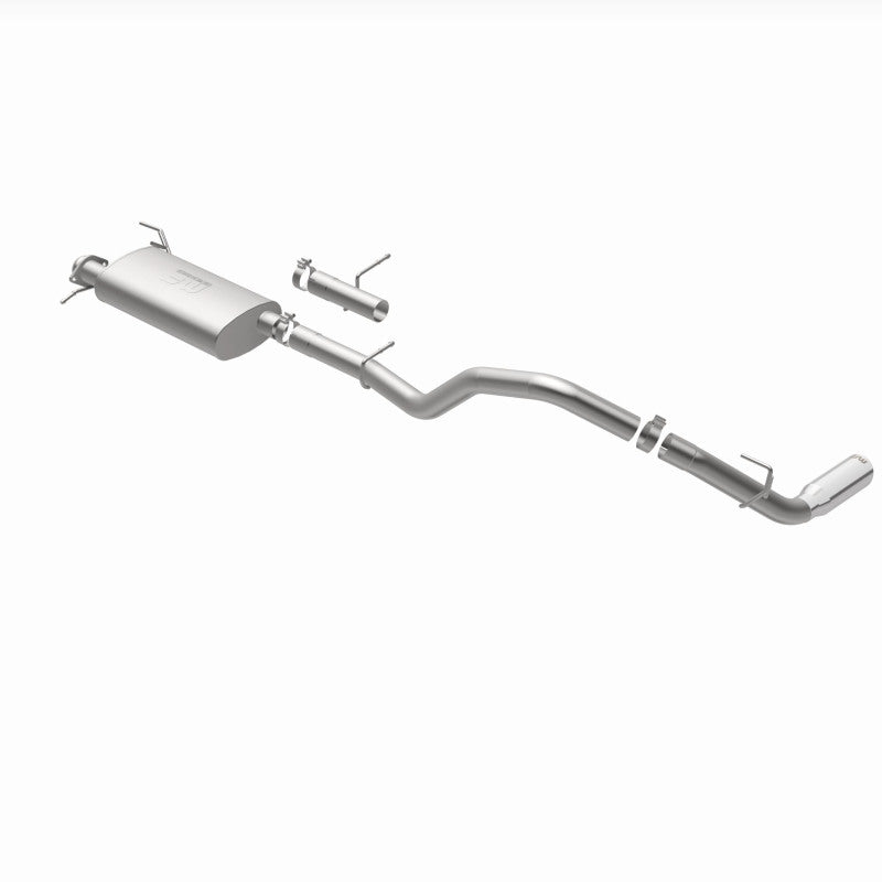 MagnaFlow CatBack 18-19 Ford Expedition V6 3.5L Gas 3in Polished Stainless Exhaust for performance offroad upgrades.