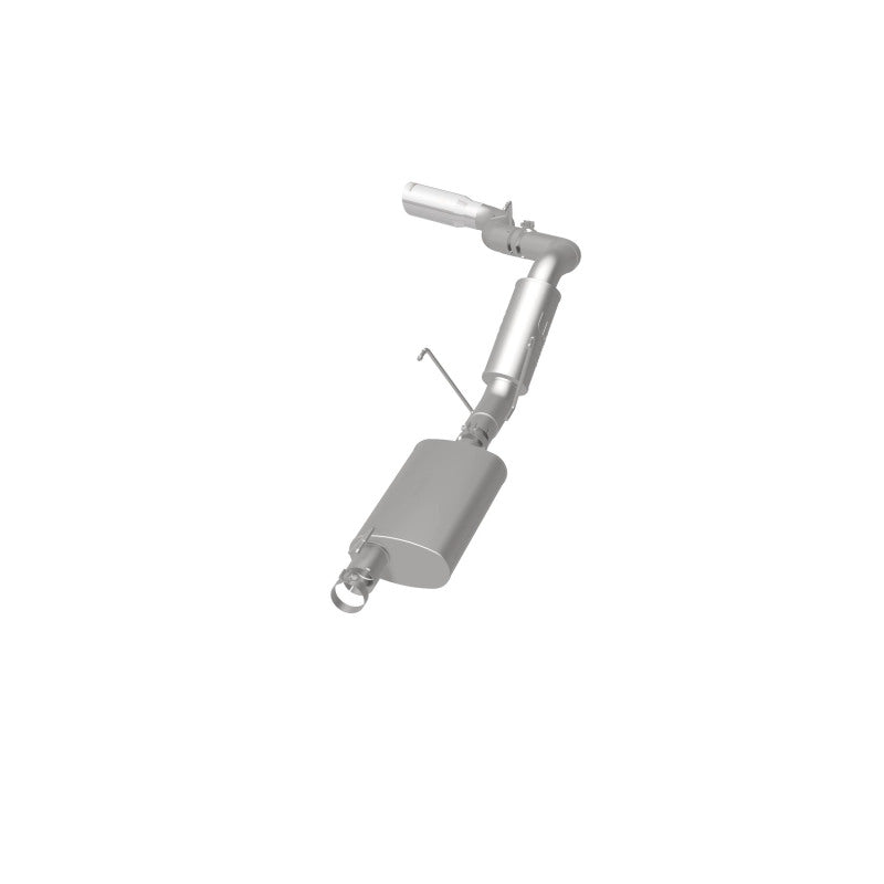 MagnaFlow Cat-Back, SS, 4in, Single Pass Side Rear Exit 5in Tip 14-15 Ram 2500 6.4L V8 CC LB/MC SB exhaust system image.