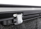 Close-up of Retrax 2007-2020 Toyota Tundra CrewMax 5.5ft Bed RetraxPRO XR with Deck Rail System