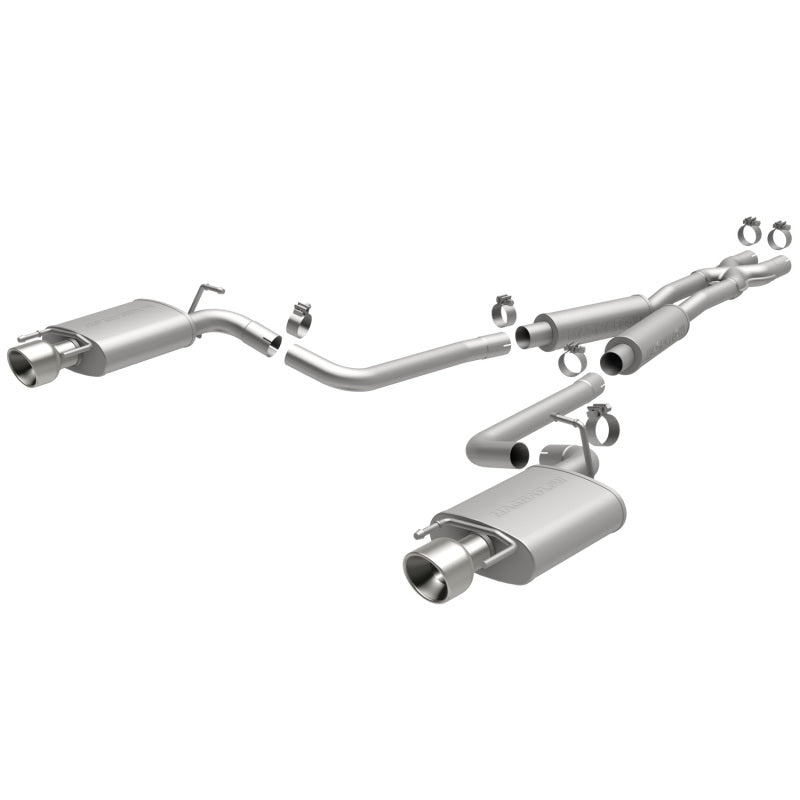 MagnaFlow 10-12 Cadillac CTS V6 3.0L (Exc AWD) Dual Split Rear Exit Stainless Cat Back Perf Exhaust Secondary image