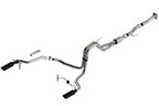 Borla F-150 2021 5.0L 2dr RC SB (122.8 WB) XL/XLT 3/2.25 SRE Cat-Back ATAK Black Chrome Tips exhaust system